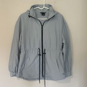 Mondetta Outdoor Prime Spring Protection Anorak Rain Wind Jacket Sz‎ M Blue Gray